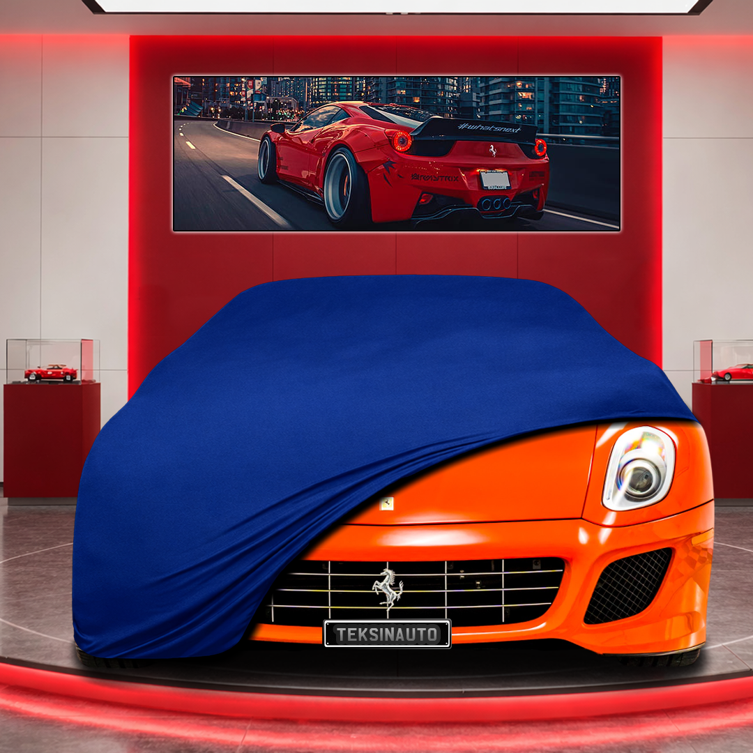 Ferrari SA Aperta Custom Fit Indoor Car Cover Soft Stretch Black Gray Blue Red Dust Protection Garage Cover Laser Cut + Bag