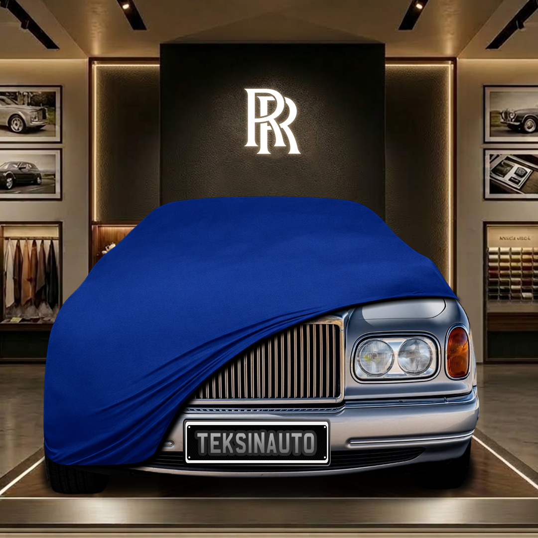 Rolls Royce Silver Seraph (1998-2002) Custom Fit Indoor Car Cover Soft Stretch Black Gray Blue Red Dust Protection Garage Cover Laser Cut + Bag