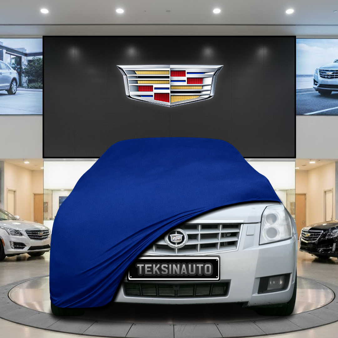 Cadillac BLS (2006-2010) Custom Fit Indoor Car Cover Soft Stretch Black Gray Blue Red Dust Protection Garage Cover Laser Cut + Bag