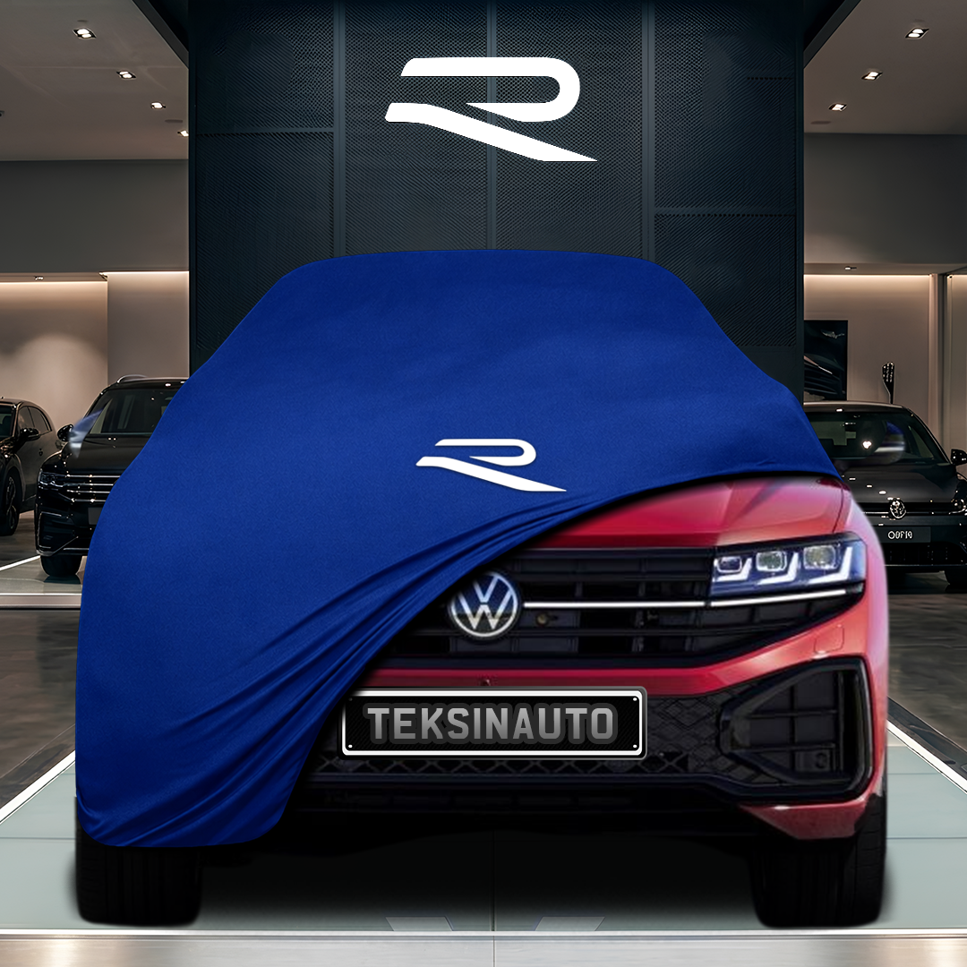 Volkswagen Touareg 3 (CR) (2018-) Custom Fit Indoor Car Cover Soft Stretch Black Gray Blue Red Dust Protection Garage Cover Laser Cut + Bag
