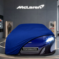 McLaren 625C (2015-2016) Custom Fit Indoor Car Cover Soft Stretch Black Gray Blue Red Dust Protection Garage Cover Laser Cut + Bag