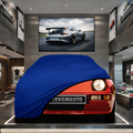 PORSCHE 924 1976-1988 Custom Fit Indoor Car Cover Soft Stretch Black Gray Blue Red Dust Protection Garage Cover Laser Cut + Bag