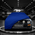 MUSTANG 5 2005-2014 Custom Fit Indoor Car Cover Soft Stretch Black Gray Blue Red Dust Protection Garage Cover Laser Cut + Bag