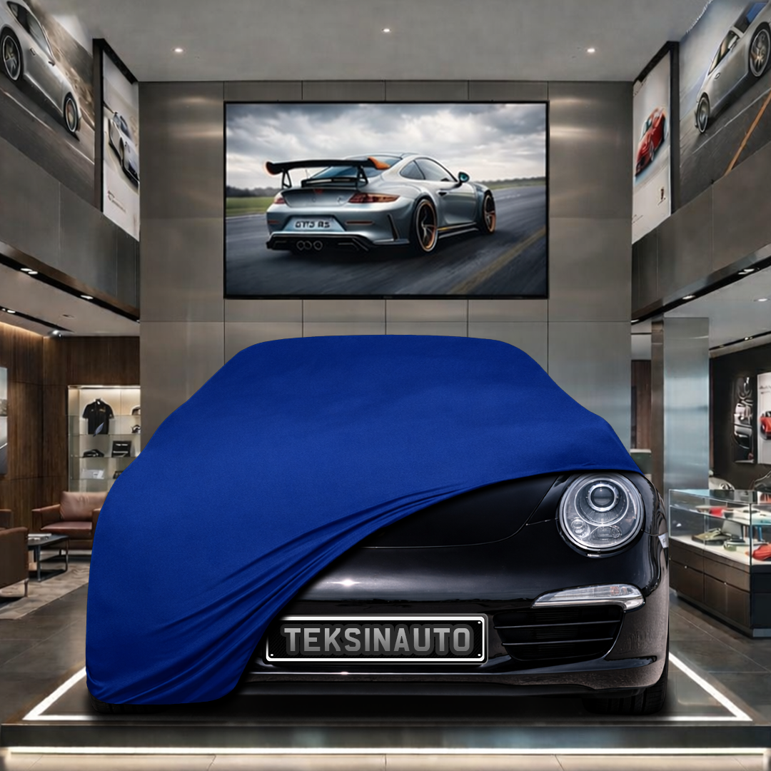 Porsche 911 (991) (2011-2020) Custom Fit Indoor Car Cover Soft Stretch Black Gray Blue Red Dust Protection Garage Cover Laser Cut + Bag