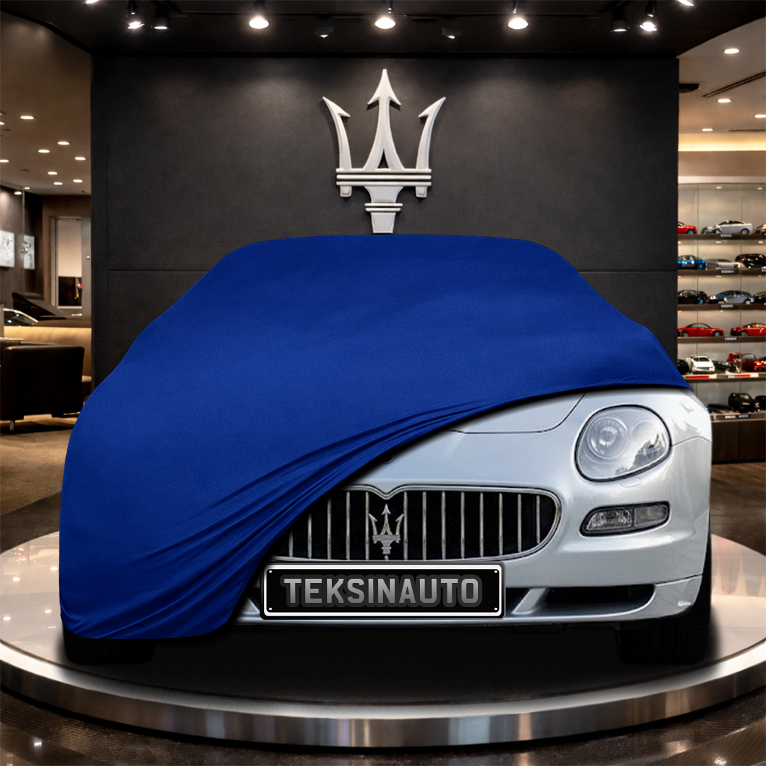 MASERATİ GRANSPORT (2004-2007) Custom Fit Indoor Car Cover Soft Stretch Black Gray Blue Red Dust Protection Garage Cover Laser Cut + Bag