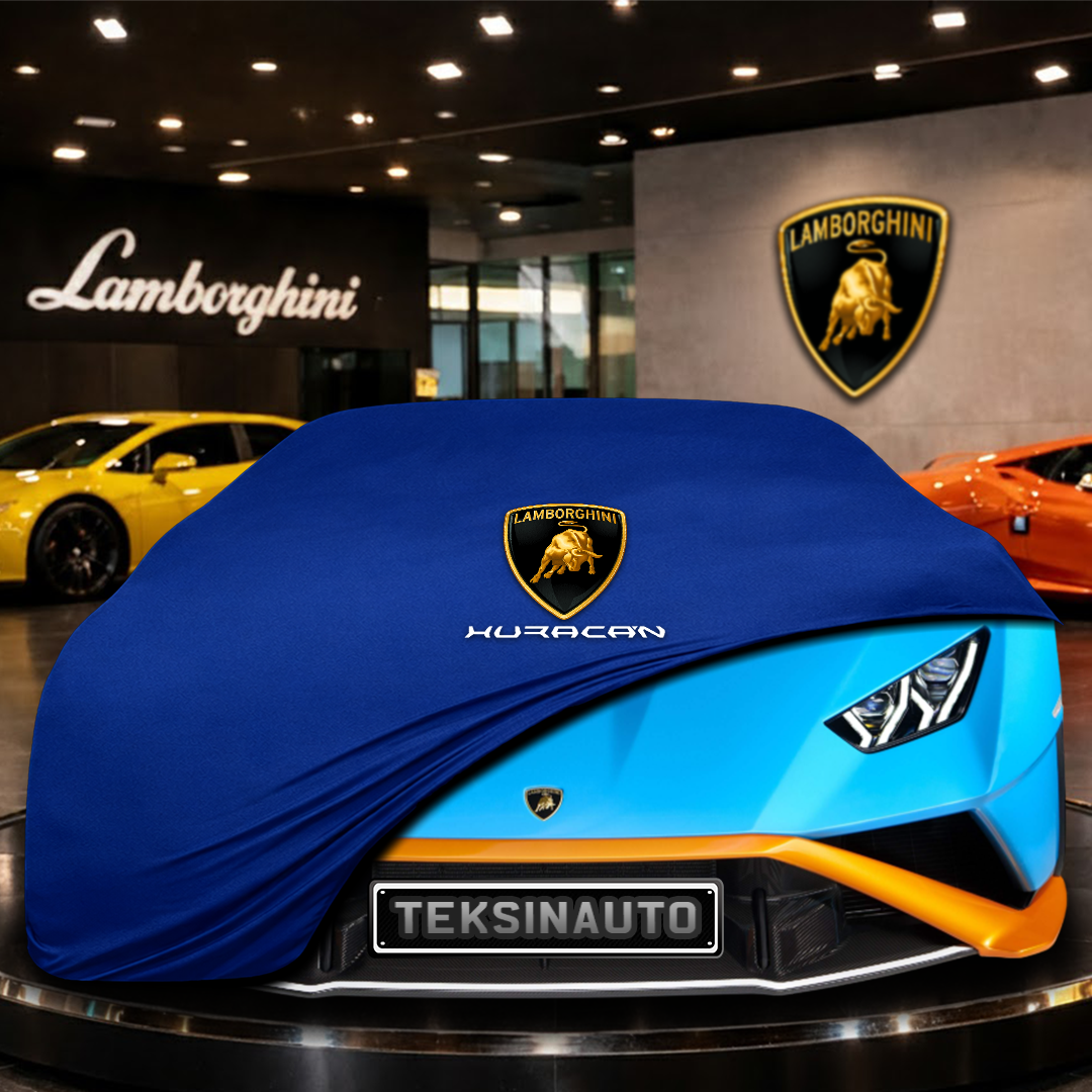 Lamborghini Huracan STO (2020-) Custom Fit Indoor Car Cover Soft Stretch Black Gray Blue Red Dust Protection Garage Cover Laser Cut + Bag