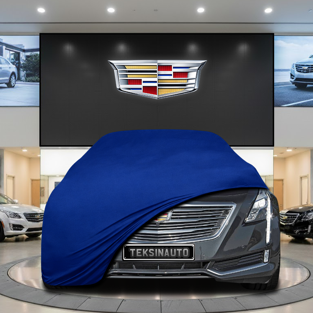 Cadillac CT6 Custom Fit Indoor Car Cover Soft Stretch Black Gray Blue Red Dust Protection Garage Cover Laser Cut + Bag