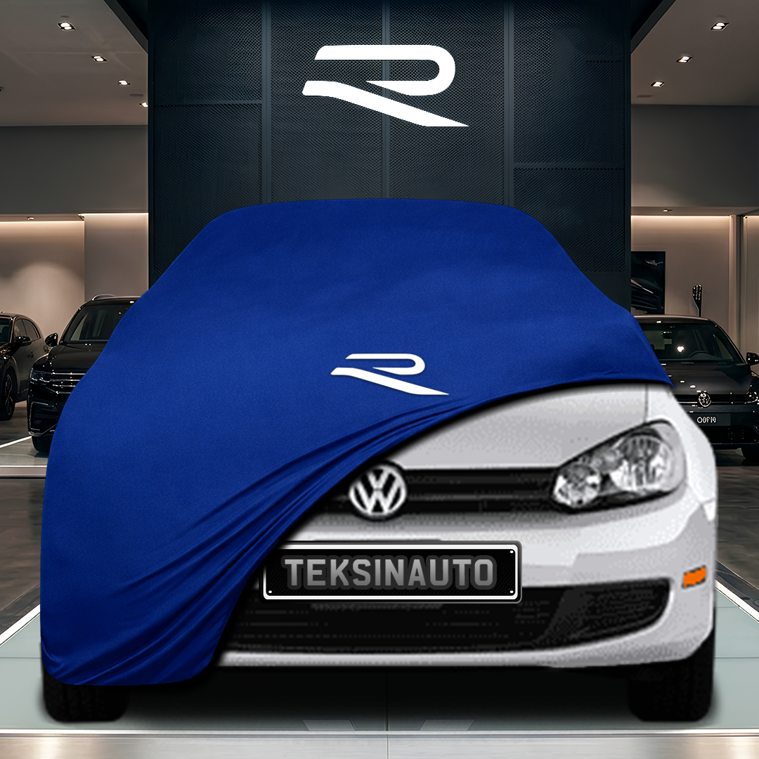 Volkswagen Golf 6 (2008-2012) Custom Fit Indoor Car Cover Soft Stretch Black Gray Blue Red Dust Protection Garage Cover Laser Cut + Bag