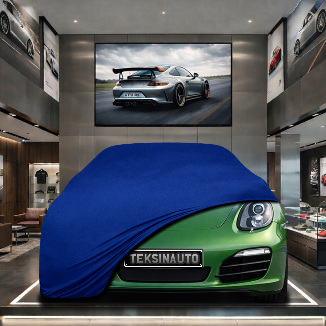 Porsche Boxster 981 (2012-2016) Custom Fit Indoor Car Cover Soft Stretch Black Gray Blue Red Dust Protection Garage Cover Laser Cut + Bag