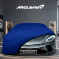 McLaren GT (2019-2023) Custom Fit Indoor Car Cover Soft Stretch Black Gray Blue Red Dust Protection Garage Cover Laser Cut + Bag