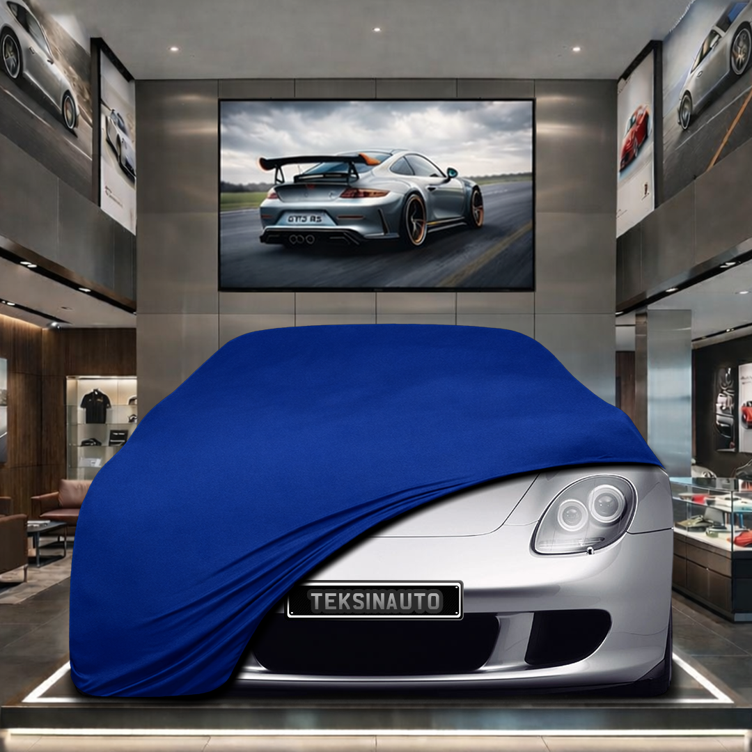 Porsche Carrera GT Custom Fit Indoor Car Cover Soft Stretch Black Gray Blue Red Dust Protection Garage Cover Laser Cut + Bag