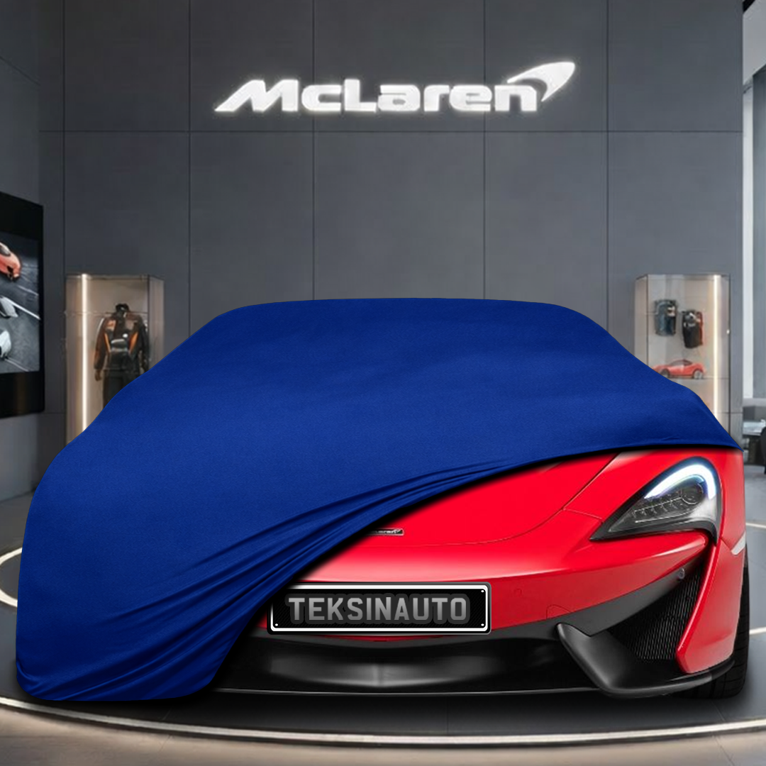 McLaren 540C (2015-) Custom Fit Indoor Car Cover Soft Stretch Black Gray Blue Red Dust Protection Garage Cover Laser Cut + Bag