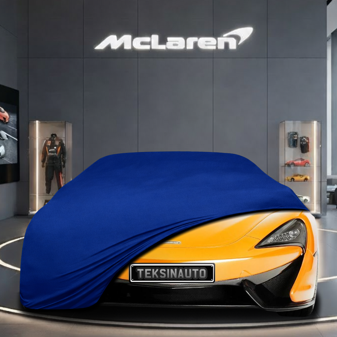 McLaren 570S (2015-) Custom Fit Indoor Car Cover Soft Stretch Black Gray Blue Red Dust Protection Garage Cover Laser Cut + Bag