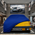 PORSCHE 912E 1976 Custom Fit Indoor Car Cover Soft Stretch Black Gray Blue Red Dust Protection Garage Cover Laser Cut + Bag
