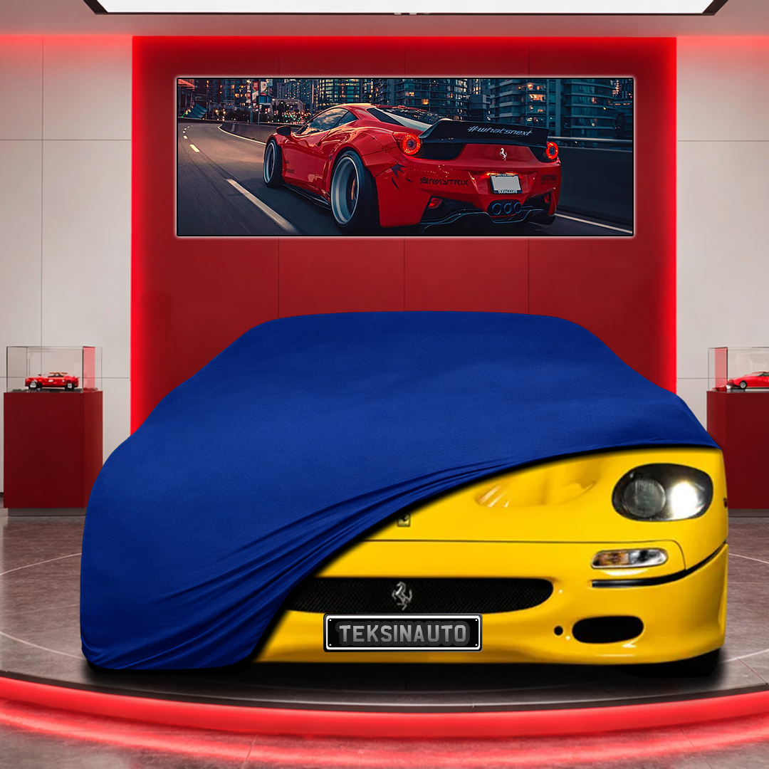 Ferrari F50 Custom Fit Indoor Car Cover Soft Stretch Black Gray Blue Red Dust Protection Garage Cover Laser Cut + Bag