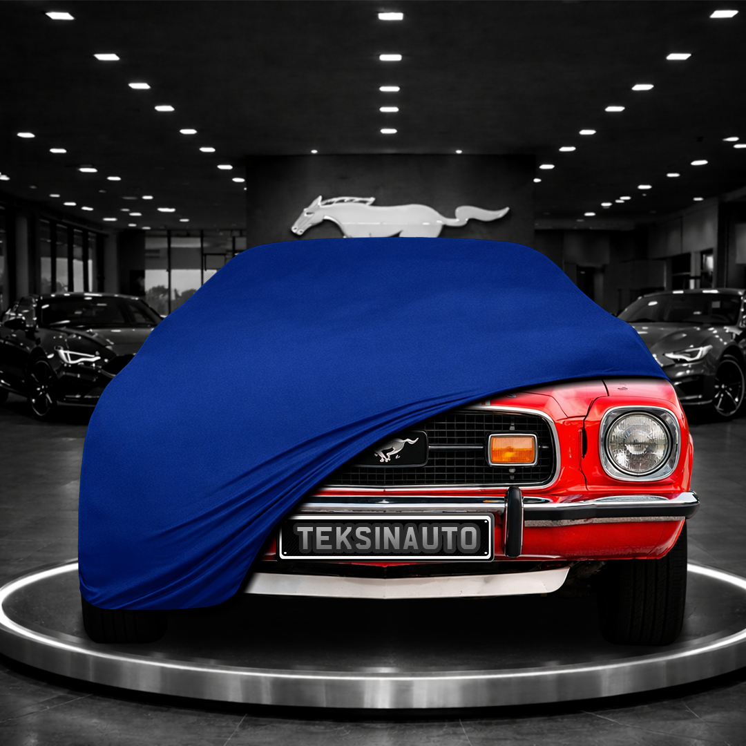 Ford Mustang 2 (1974-1978) Custom Fit Indoor Car Cover Soft Stretch Black Gray Blue Red Dust Protection Garage Cover Laser Cut + Bag