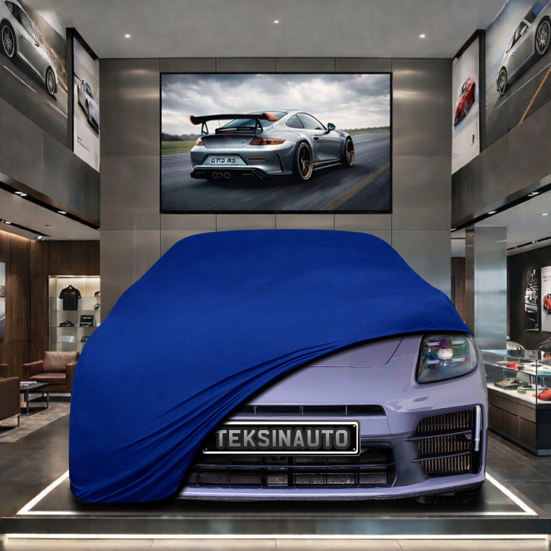 PORSCHE PANAMERA G3 Custom Fit Indoor Car Cover Soft Stretch Black Gray Blue Red Dust Protection Garage Cover Laser Cut + Bag