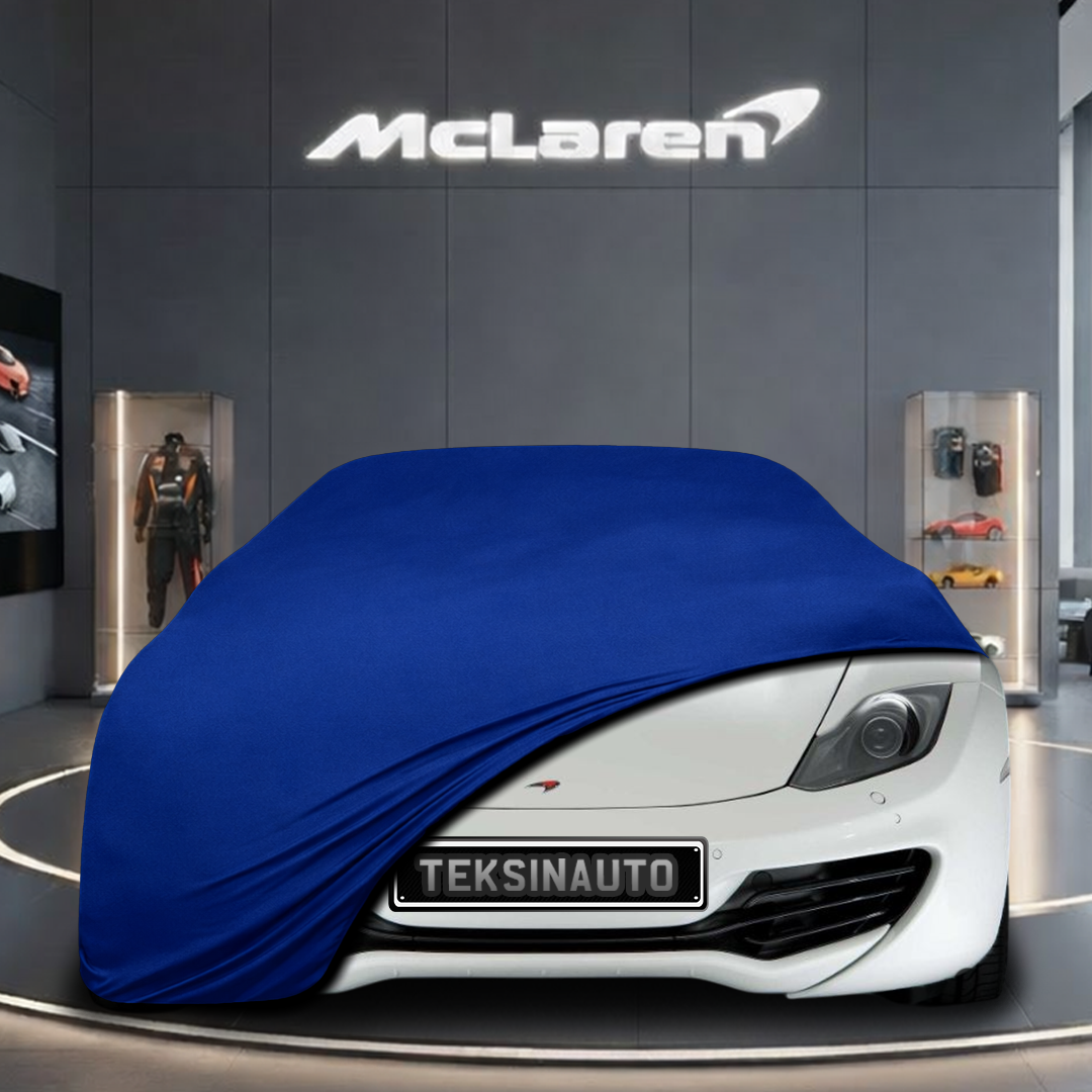 McLaren MP4-12C (2011-2014) Custom Fit Indoor Car Cover Soft Stretch Black Gray Blue Red Dust Protection Garage Cover Laser Cut + Bag