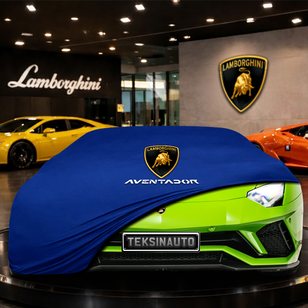 Lamborghini Aventador S Coupe (2017-) Indoor Car Cover Custom Fit, Black, Gray, Blue, Red Color