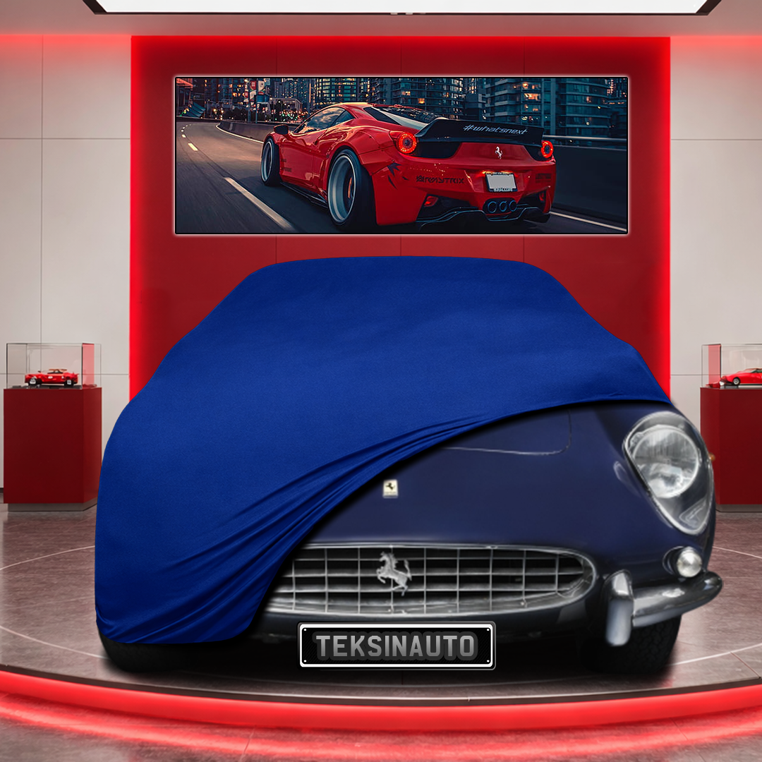 Ferrari 400 Super America Custom Fit Indoor Car Cover Soft Stretch Black Gray Blue Red Dust Protection Garage Cover Laser Cut + Bag