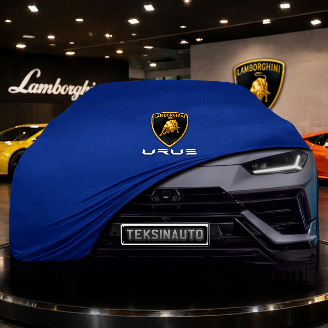 Lamborghini Urus (2018-) Custom Fit Indoor Car Cover Soft Stretch Black Gray Blue Red Dust Protection Garage Cover Laser Cut + Bag