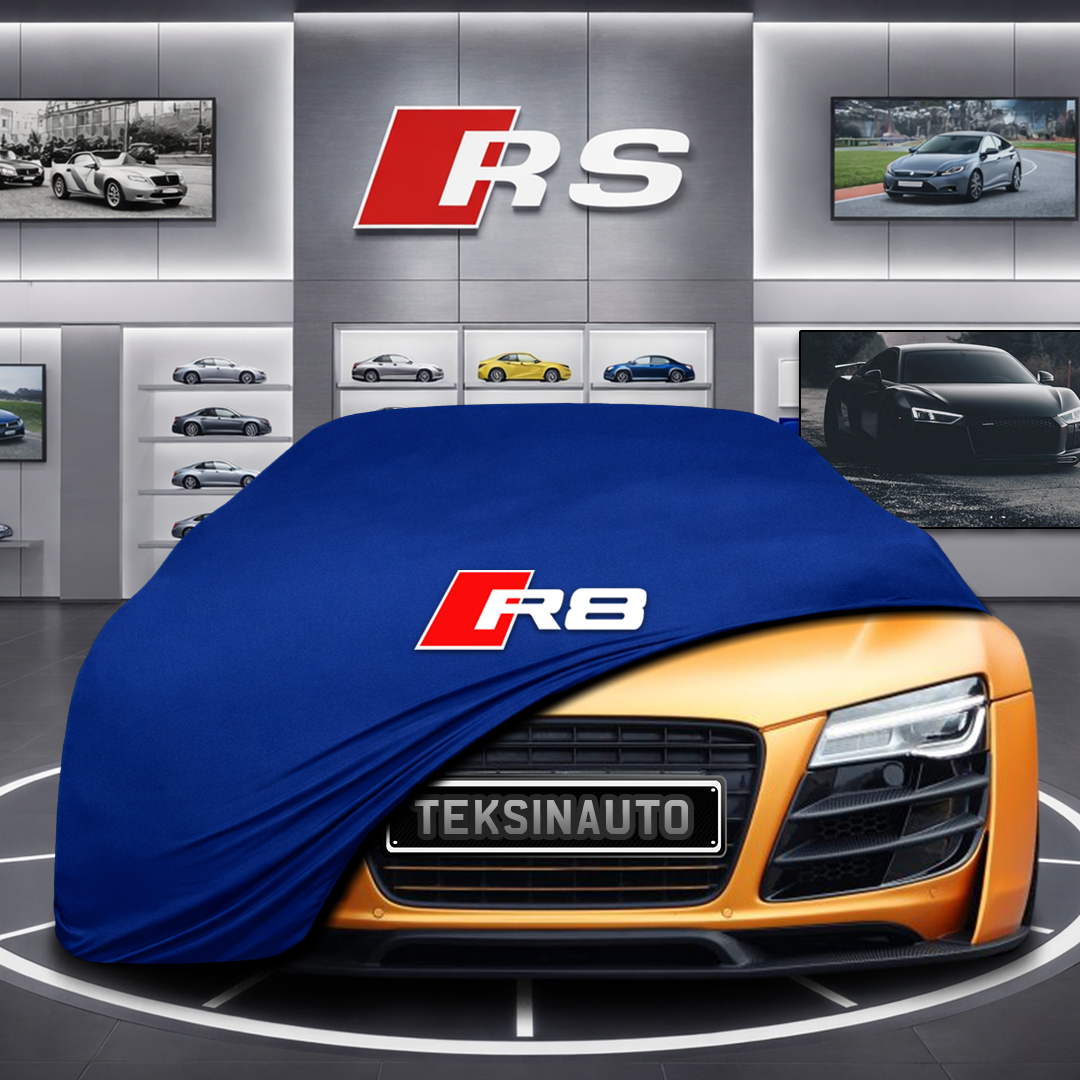 AUDİ R8 42 Custom Fit Indoor Car Cover Soft Stretch Black Gray Blue Red Dust Protection Garage Cover Laser Cut + Bag