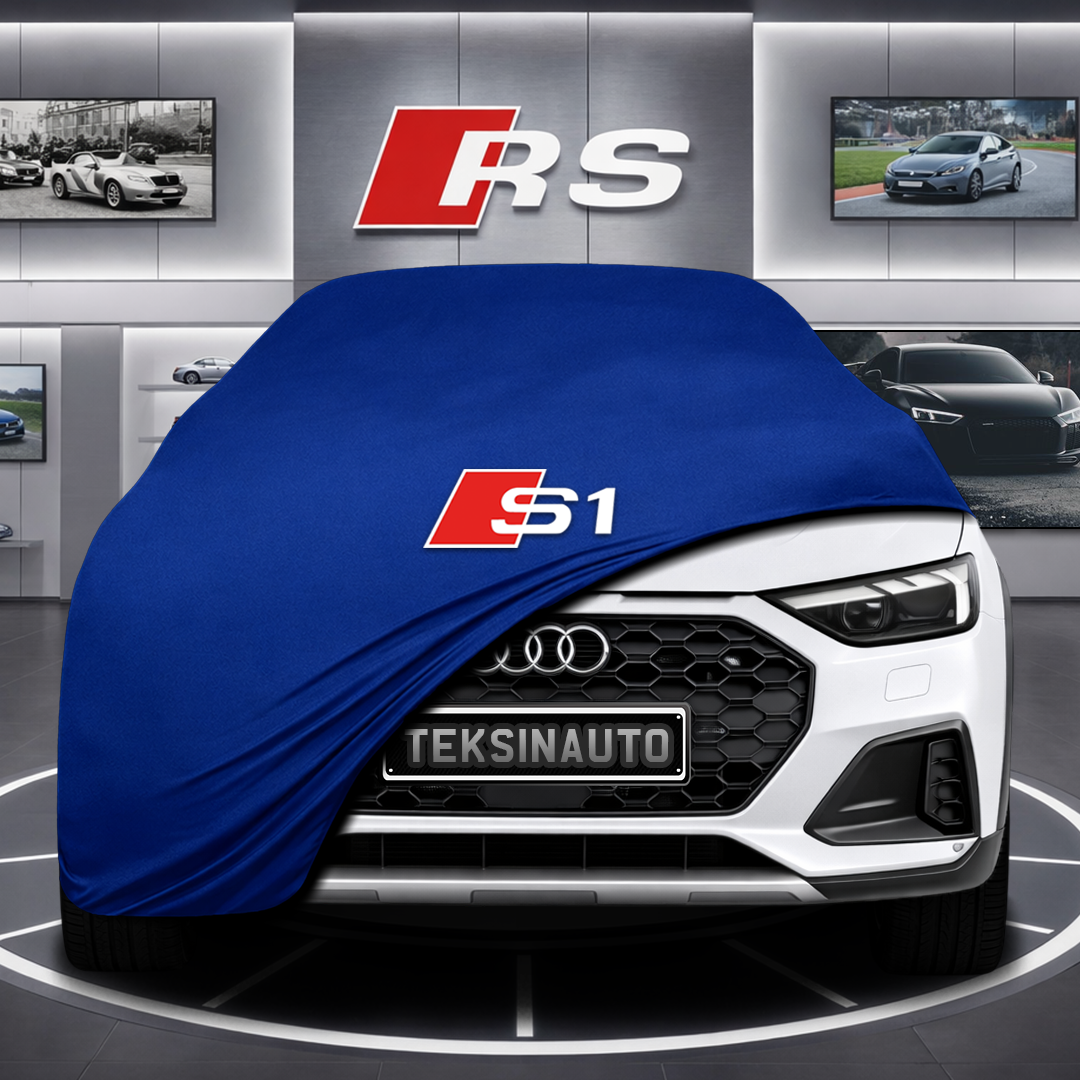 AUDİ A1 ALLSTREET 2022- Custom Fit Indoor Car Cover Soft Stretch Black Gray Blue Red Dust Protection Garage Cover Laser Cut + Bag