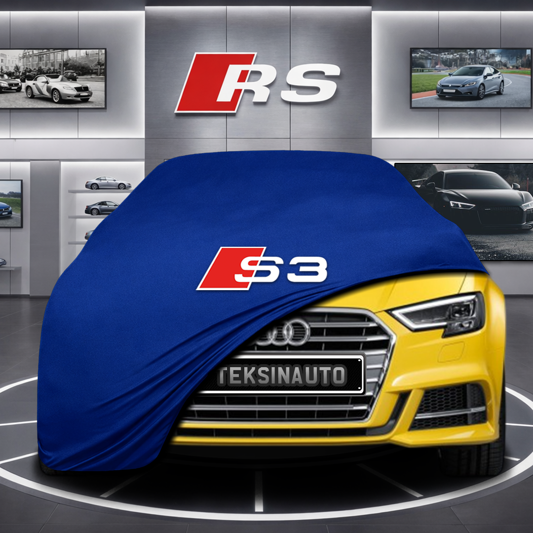 AUDİ A3 8V Custom Fit Indoor Car Cover Soft Stretch Black Gray Blue Red Dust Protection Garage Cover Laser Cut + Bag
