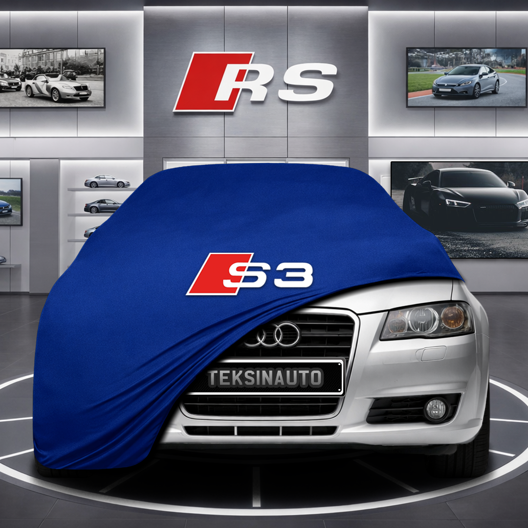 AUDİ A3 8P Custom Fit Indoor Car Cover Soft Stretch Black Gray Blue Red Dust Protection Garage Cover Laser Cut + Bag