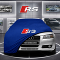 AUDİ A3 8P Custom Fit Indoor Car Cover Soft Stretch Black Gray Blue Red Dust Protection Garage Cover Laser Cut + Bag