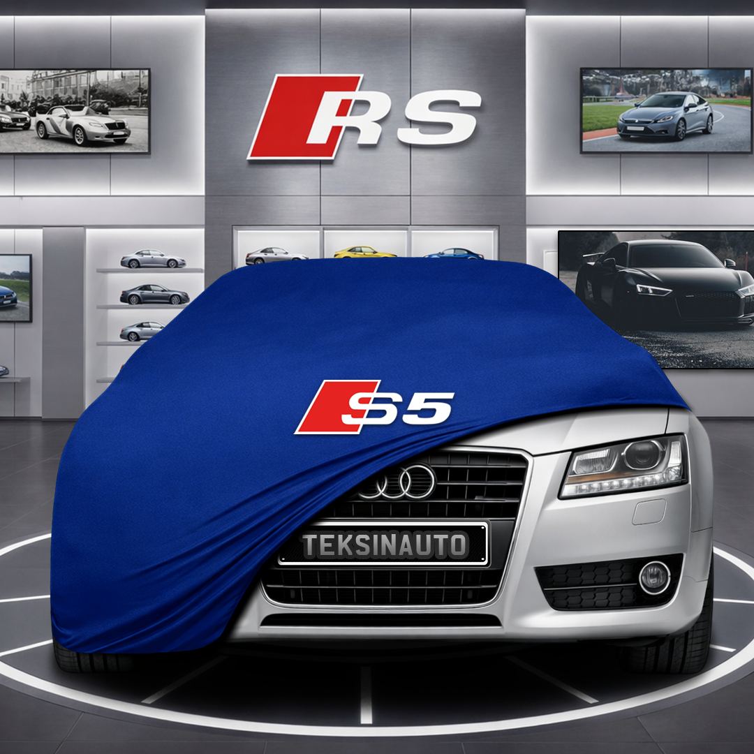 AUDİ A5 8TA SPORTBACK 2009-2011 Custom Fit Indoor Car Cover Soft Stretch Black Gray Blue Red Dust Protection Garage Cover Laser Cut + Bag