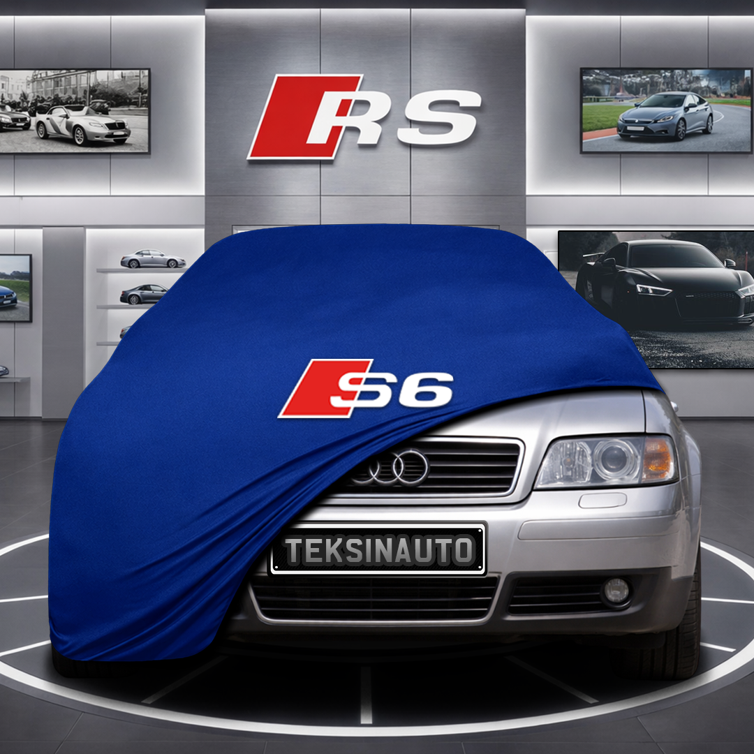 AUDİ A6 C5 Custom Fit Indoor Car Cover Soft Stretch Black Gray Blue Red Dust Protection Garage Cover Laser Cut + Bag