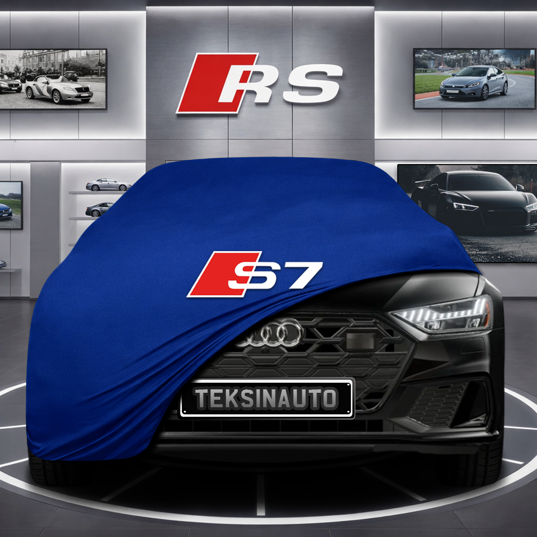 AUDİ A7L 2021- Custom Fit Indoor Car Cover Soft Stretch Black Gray Blue Red Dust Protection Garage Cover Laser Cut + Bag