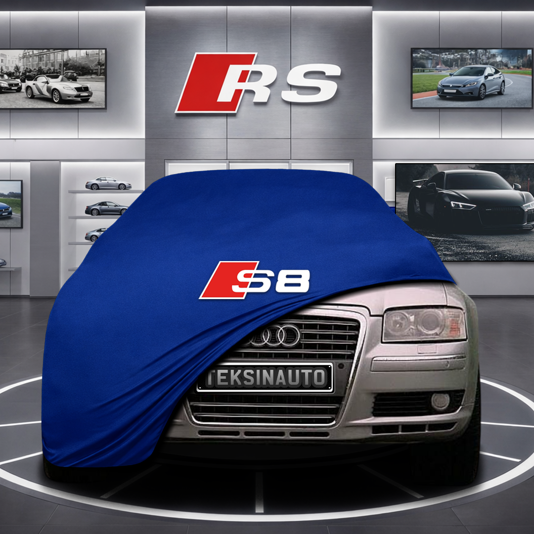 AUDİ A8 D3 Custom Fit Indoor Car Cover Soft Stretch Black Gray Blue Red Dust Protection Garage Cover Laser Cut + Bag
