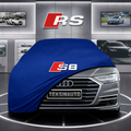 AUDİ A8 D5 Custom Fit Indoor Car Cover Soft Stretch Black Gray Blue Red Dust Protection Garage Cover Laser Cut + Bag