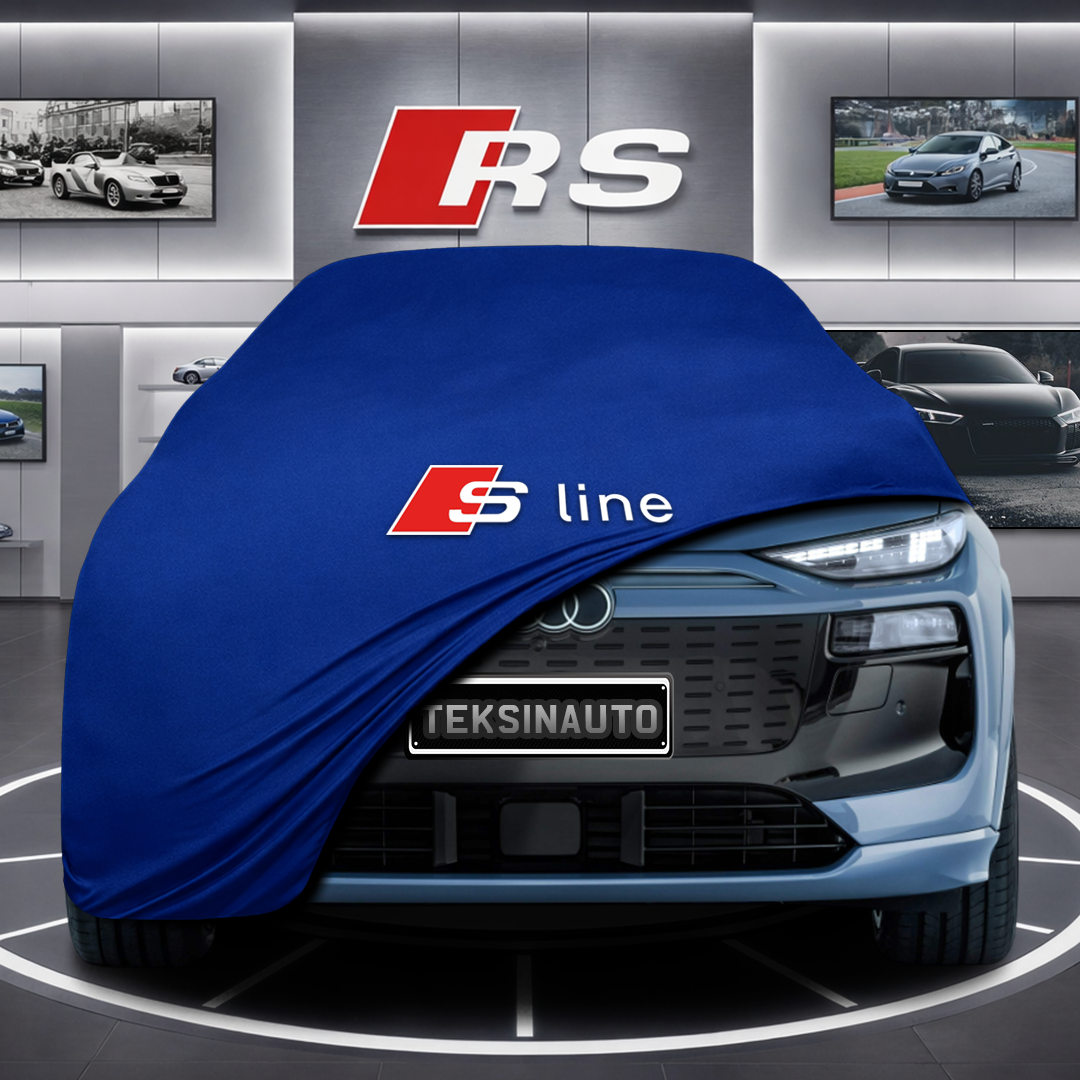 AUDİ Q6L GF E-TRON Custom Fit Indoor Car Cover Soft Stretch Black Gray Blue Red Dust Protection Garage Cover Laser Cut + Bag