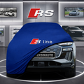 AUDİ Q6 GF E-TRON Custom Fit Indoor Car Cover Soft Stretch Black Gray Blue Red Dust Protection Garage Cover Laser Cut + Bag