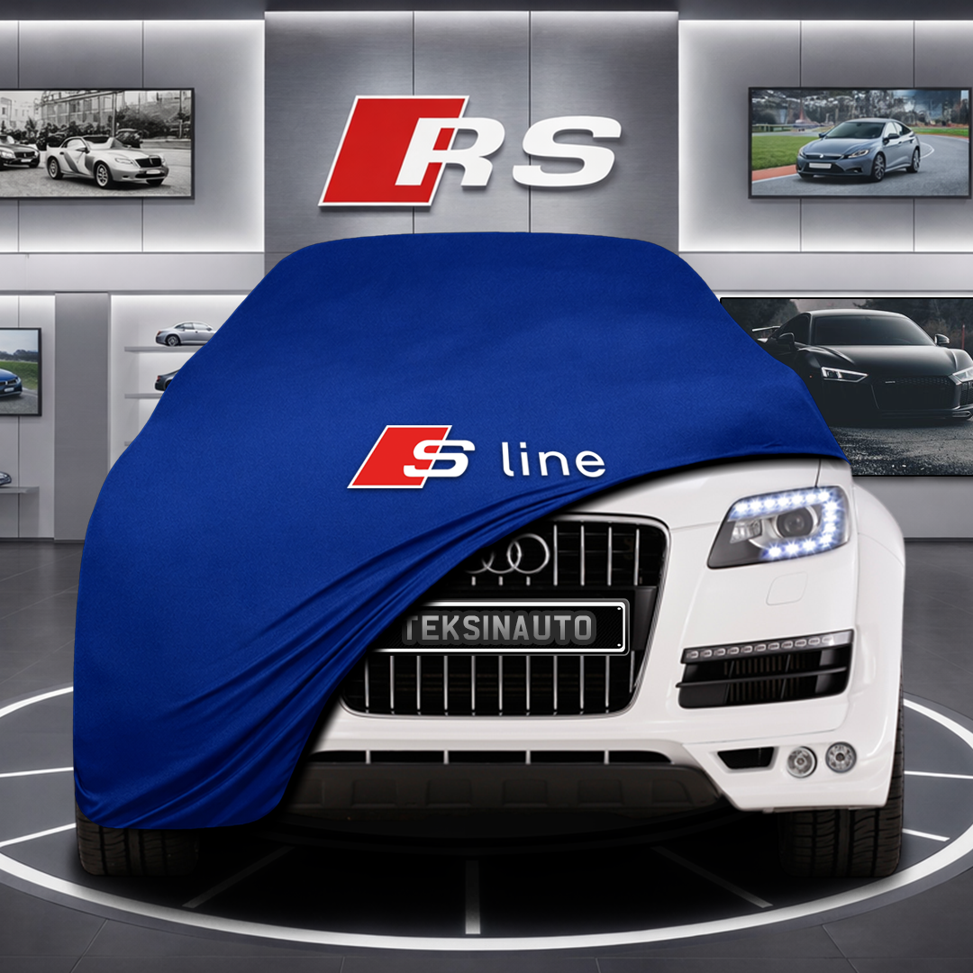 AUDİ Q7 4L Custom Fit Indoor Car Cover Soft Stretch Black Gray Blue Red Dust Protection Garage Cover Laser Cut + Bag