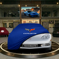 Corvette C6 (2004-2013) Custom Fit Indoor Car Cover Soft Stretch Black Gray Blue Red Dust Protection Garage Cover Laser Cut + Bag
