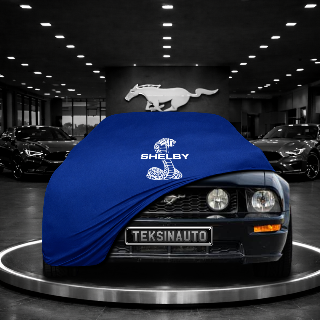 MUSTANG 5 2005-2014 Custom Fit Indoor Car Cover Soft Stretch Black Gray Blue Red Dust Protection Garage Cover Laser Cut + Bag