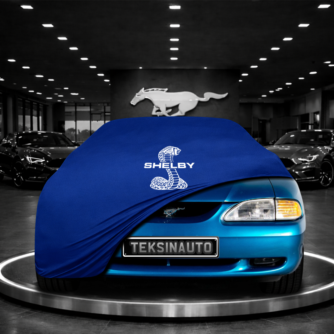 MUSTANG 4 1994-2004 Custom Fit Indoor Car Cover Soft Stretch Black Gray Blue Red Dust Protection Garage Cover Laser Cut + Bag