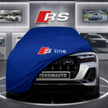 AUDİ Q7 4M 2019-2024 Custom Fit Indoor Car Cover Soft Stretch Black Gray Blue Red Dust Protection Garage Cover Laser Cut + Bag