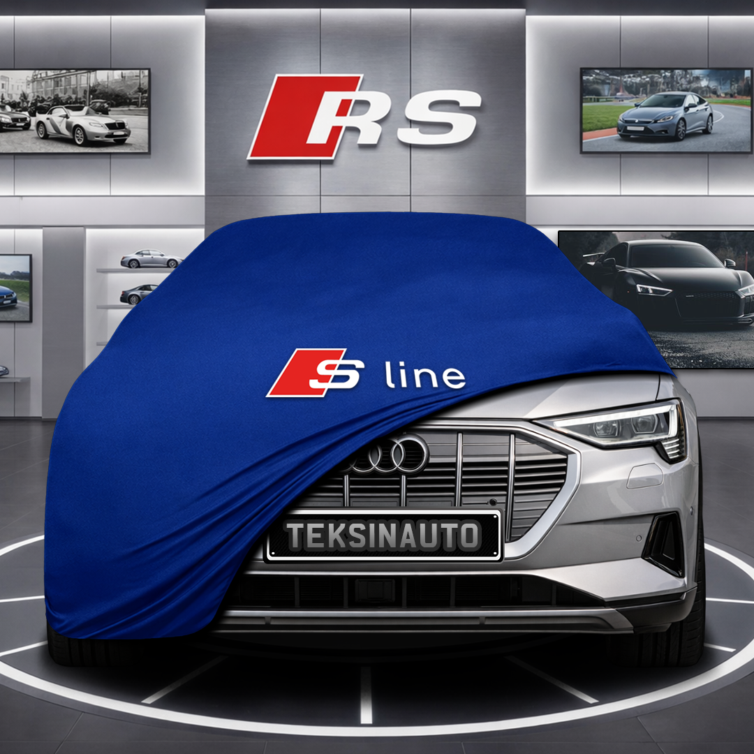 AUDİ E-TRON GE 2018-2022 Custom Fit Indoor Car Cover Soft Stretch Black Gray Blue Red Dust Protection Garage Cover Laser Cut + Bag