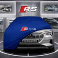 AUDİ E-TRON GE 2018-2022 Custom Fit Indoor Car Cover Soft Stretch Black Gray Blue Red Dust Protection Garage Cover Laser Cut + Bag