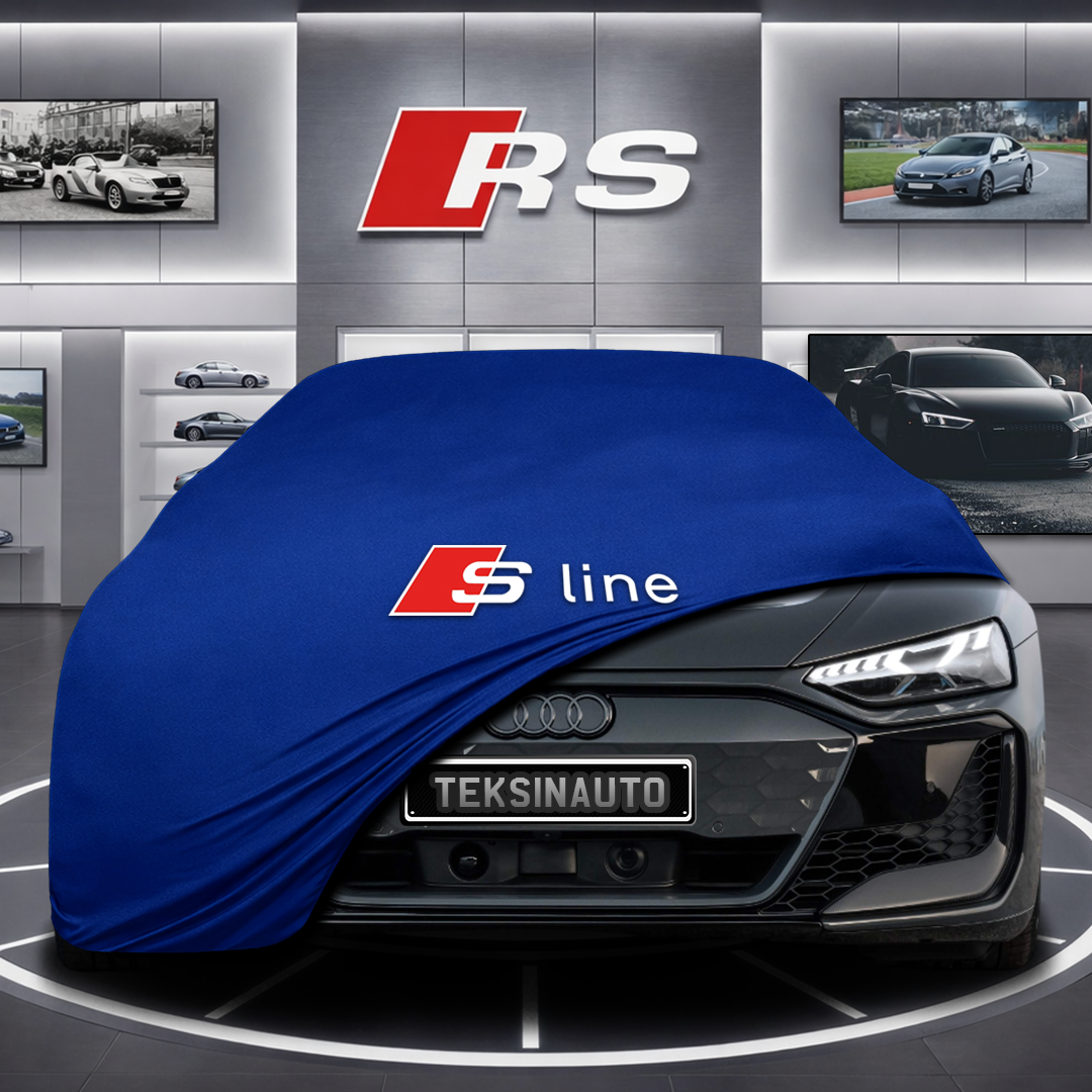 AUDİ E-TRON GT 2025- Custom Fit Indoor Car Cover Soft Stretch Black Gray Blue Red Dust Protection Garage Cover Laser Cut + Bag