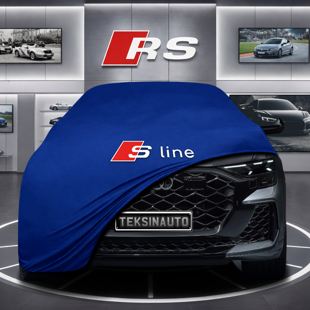AUDİ Q8 4M Custom Fit Indoor Car Cover Soft Stretch Black Gray Blue Red Dust Protection Garage Cover Laser Cut + Bag