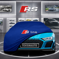 AUDİ R8 COUPE 4S Custom Fit Indoor Car Cover Soft Stretch Black Gray Blue Red Dust Protection Garage Cover Laser Cut + Bag