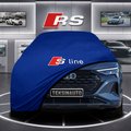 AUDİ Q8 E-TRON GE Custom Fit Indoor Car Cover Soft Stretch Black Gray Blue Red Dust Protection Garage Cover Laser Cut + Bag
