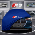 AUDİ E-TRON 2018-2022 Custom Fit Indoor Car Cover Soft Stretch Black Gray Blue Red Dust Protection Garage Cover Laser Cut + Bag