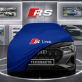 AUDİ Q5 E-TRON 2022- Custom Fit Indoor Car Cover Soft Stretch Black Gray Blue Red Dust Protection Garage Cover Laser Cut + Bag